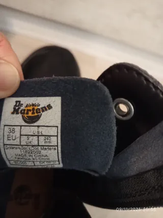 Botas Dr. Martens negras charol