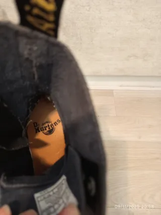 Botas Dr. Martens negras charol