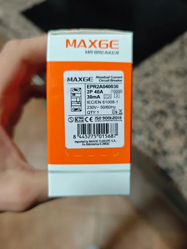 Interruptor Diferencial Maxge EPR2A040030