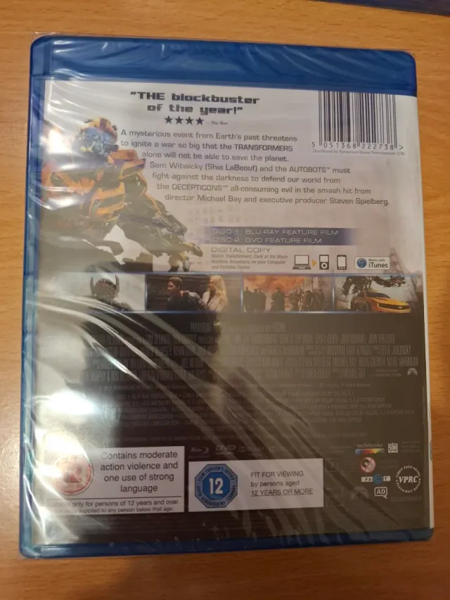 Transformers: El Lado Oscuro de la Luna Blu-ray