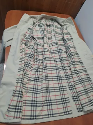 Abrigo vintage El Corte Inglés Beige Multicolor