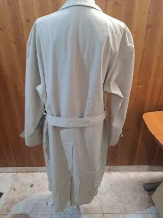 Abrigo vintage El Corte Inglés Beige Multicolor