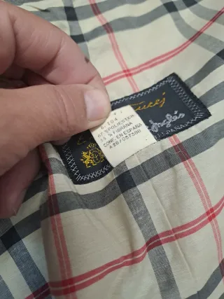 Abrigo vintage El Corte Inglés Beige Multicolor