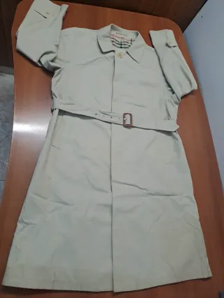 Abrigo vintage El Corte Inglés Beige Multicolor