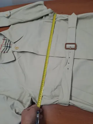 Abrigo vintage El Corte Inglés Beige Multicolor