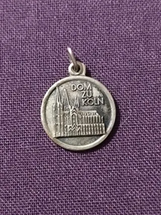 Medalla antigua en plata 800 — Catedral de Colonia