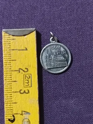 Medalla antigua en plata 800 — Catedral de Colonia