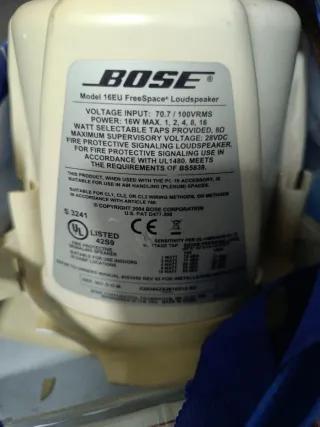 Equipo de música Technics + 2 altavoces Bose