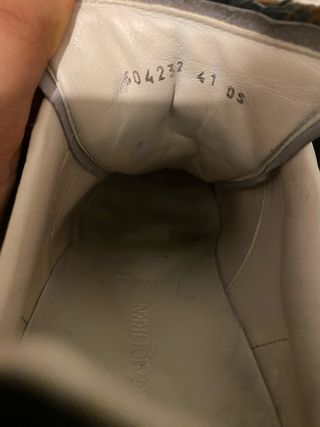 Scarpe Alexander McQueen bianche e nere