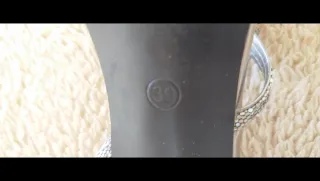 Sandalias de fiesta plateadas talla 39