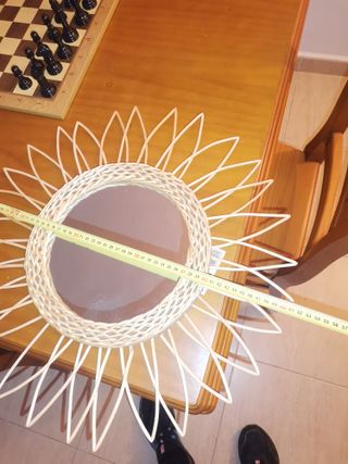 Espejo Decorativo Sol Ratán