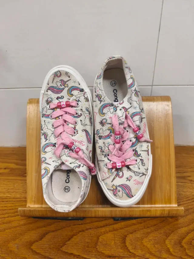 Zapatillas niña Conguitos Unicornio Talla 34