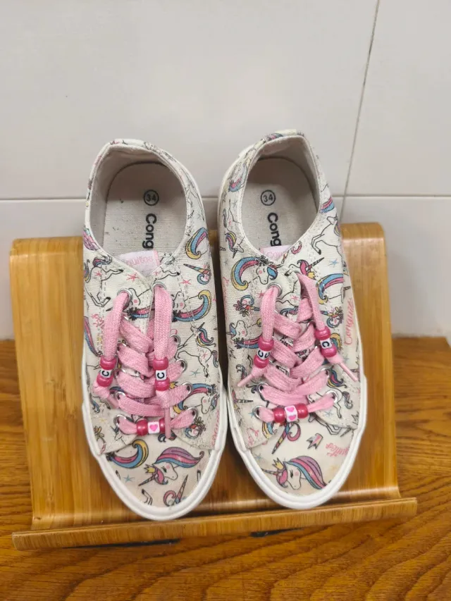 Zapatillas niña Conguitos Unicornio Talla 34