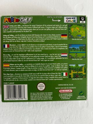 Mario Golf Game Boy Color Nintendo
