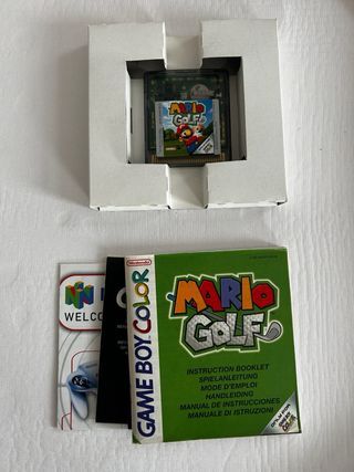Mario Golf Game Boy Color Nintendo