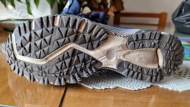 Zapatillas Adidas Azul y Plata