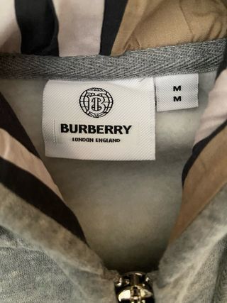 Sudadera con cremallera y capucha de cuadros