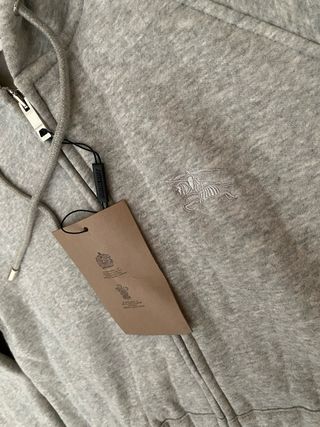 Sudadera con cremallera y capucha de cuadros