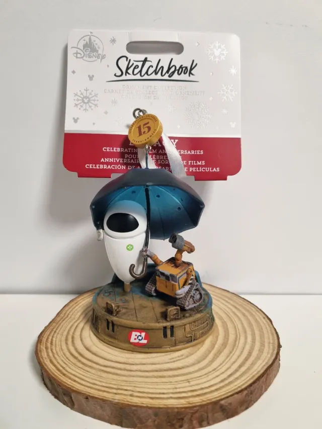 Adorno Disney Wall-E y EVA Sketchbook ornamento