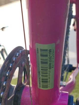 Bicicleta montaña 24 rosa 6v Shimano