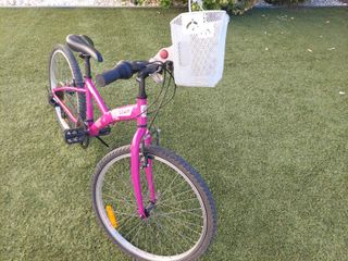 Bicicleta montaña 24 rosa 6v Shimano
