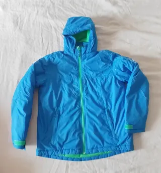Chaqueta de esquí azul y verde T12