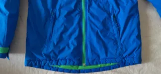 Chaqueta de esquí azul y verde T12