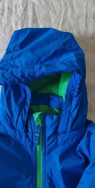 Chaqueta de esquí azul y verde T12