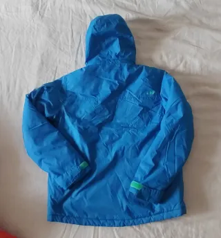 Chaqueta de esquí azul y verde T12