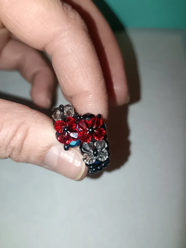 Anillos Swarovski hechos a mano