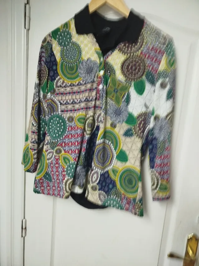 Polo Lycra Manga Larga Estampado