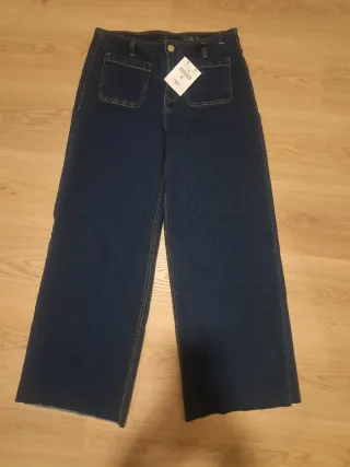 Pantalón Vaquero Ancho Azul