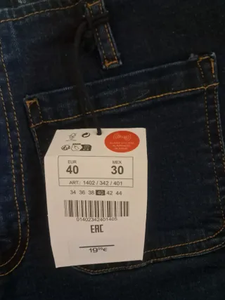 Pantalón Vaquero Ancho Azul