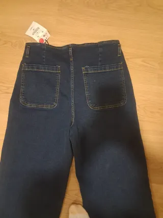 Pantalón Vaquero Ancho Azul