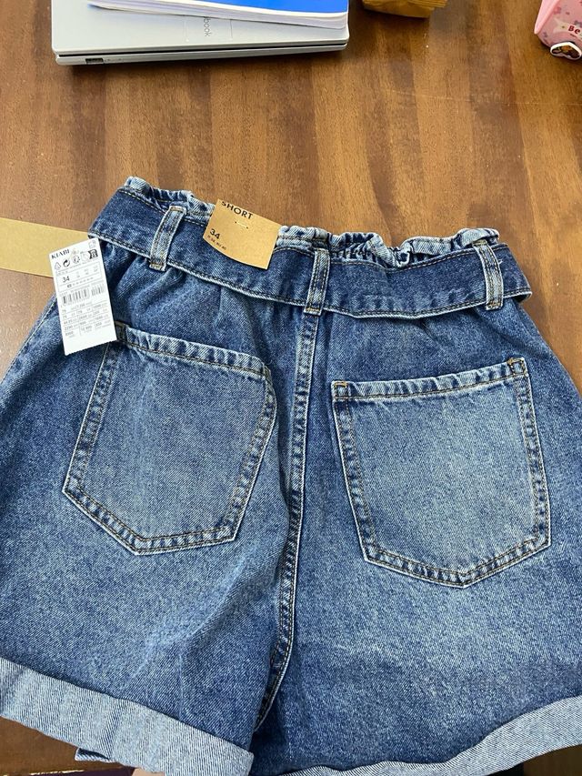 Shorts jeans vita alta Kiabi ragazza