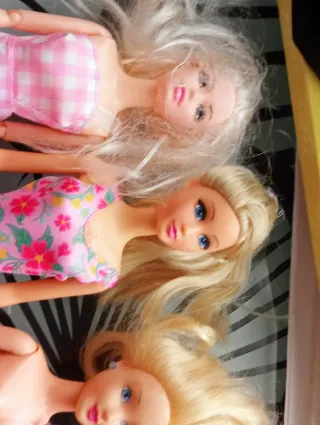 Lote 3 Muñecas Estilo Barbie