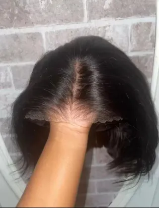 Peluca Pelo Corto Natural Negra