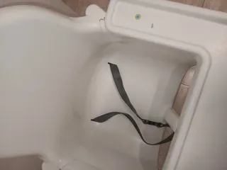 Trona desmontable blanca