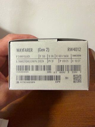 Ray-Ban Meta Wayfarer Transitions Gen 2