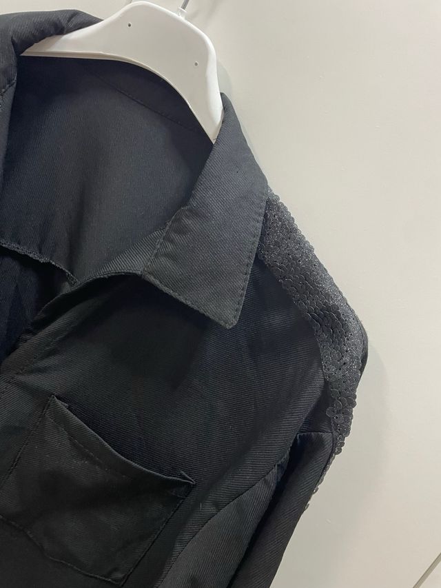 Camisa EGLAF negra con brillos