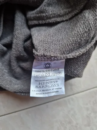 Felpa zip vintage grigia NY 90s boxy fit