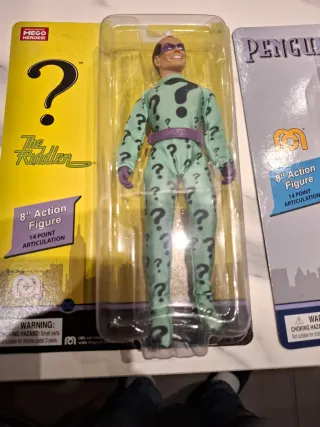 Mego Batman The Riddler & Penguin Action Figures