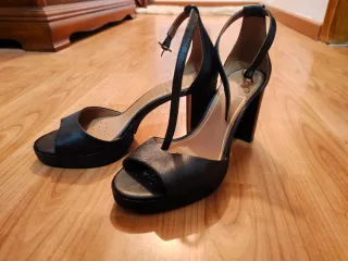 Sandalias Geox Negras Mujer