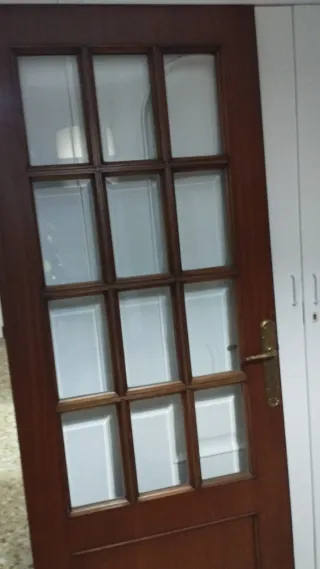 Puertas de madera/cristales