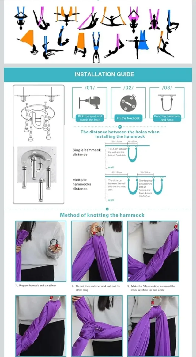 Set Yoga Aéreo ARNTY Adultos