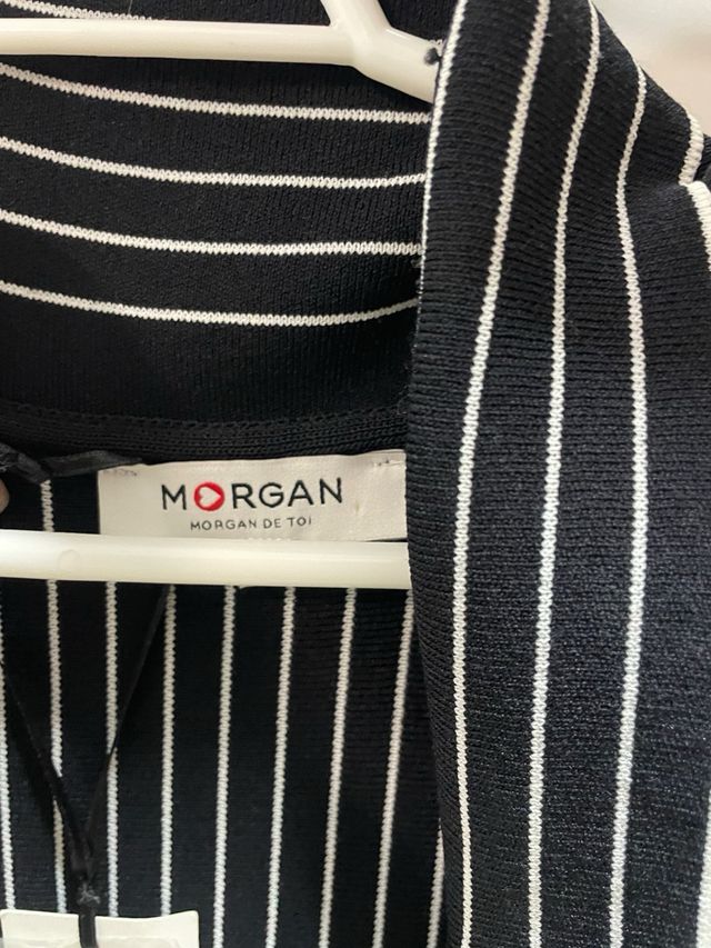 Chaleco elegante Morgan rayas M