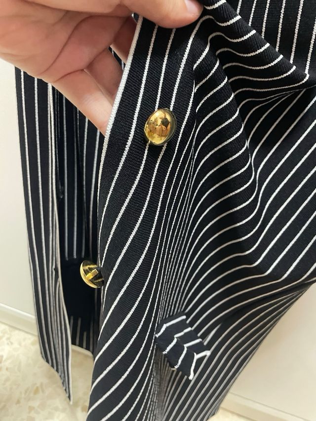 Chaleco elegante Morgan rayas M