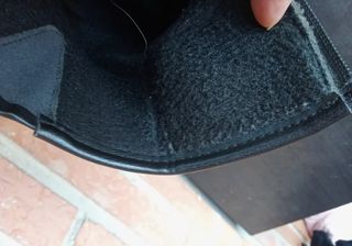 Botines de cuero negros