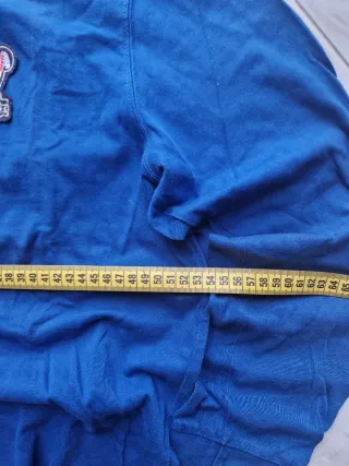 T shirt polo longsleeves vintage 90s navy blue