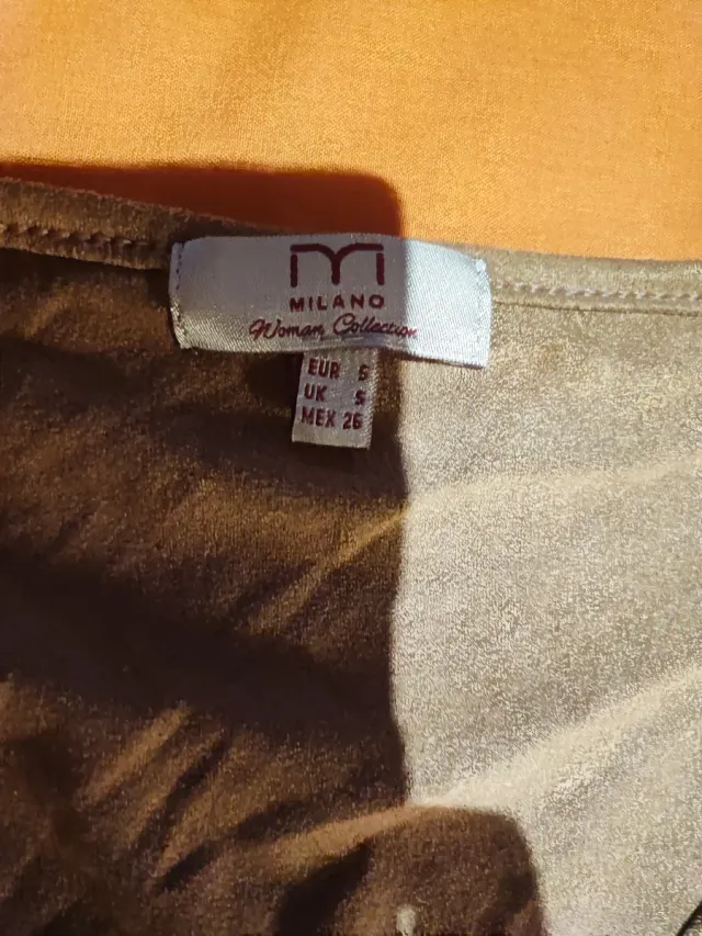 Chaleco Milano mujer piel melocotón